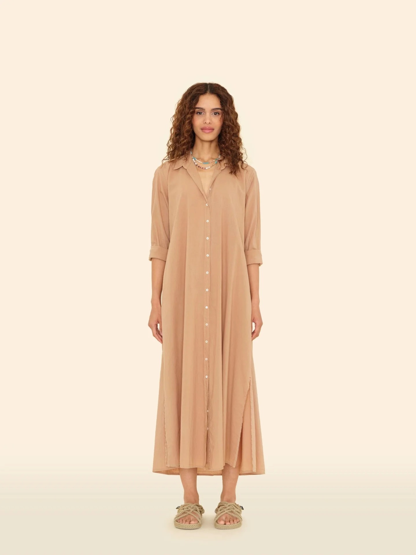 Kleid BODEN in Hazelnut, XIRENA