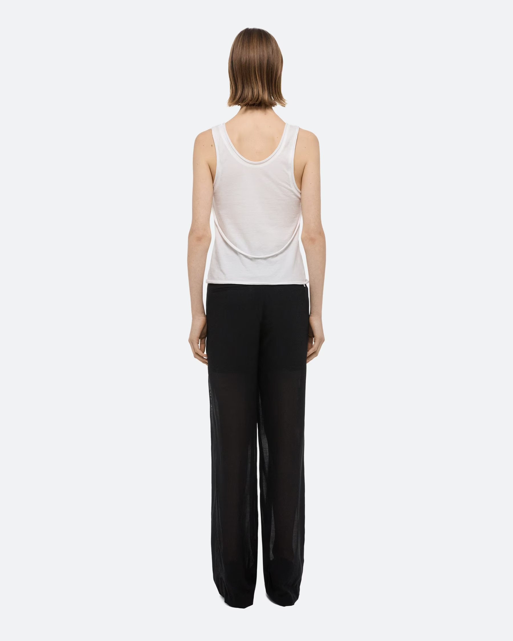 Top STRAP TANK in White, HELMUT LANG, P02HW504