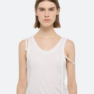 Top STRAP TANK in White, HELMUT LANG, P02HW504