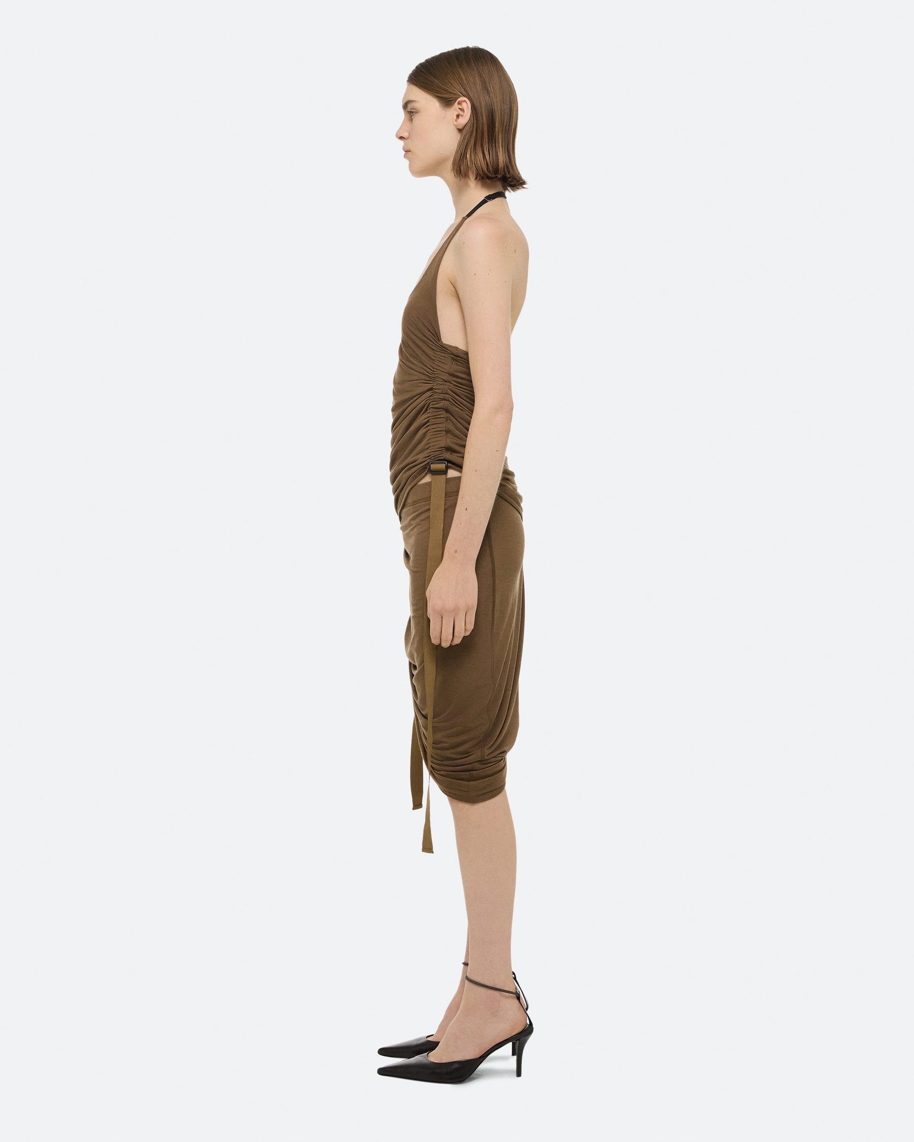 Top WIND HARNESS in Khaki, HELMUT LANG, P01HW506