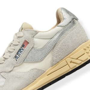 Sneaker Reelwind Low in White/Silver, AUTRY,