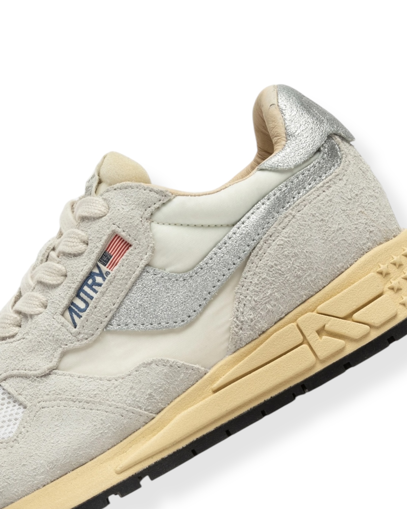 Sneaker Reelwind Low in White/Silver, AUTRY,