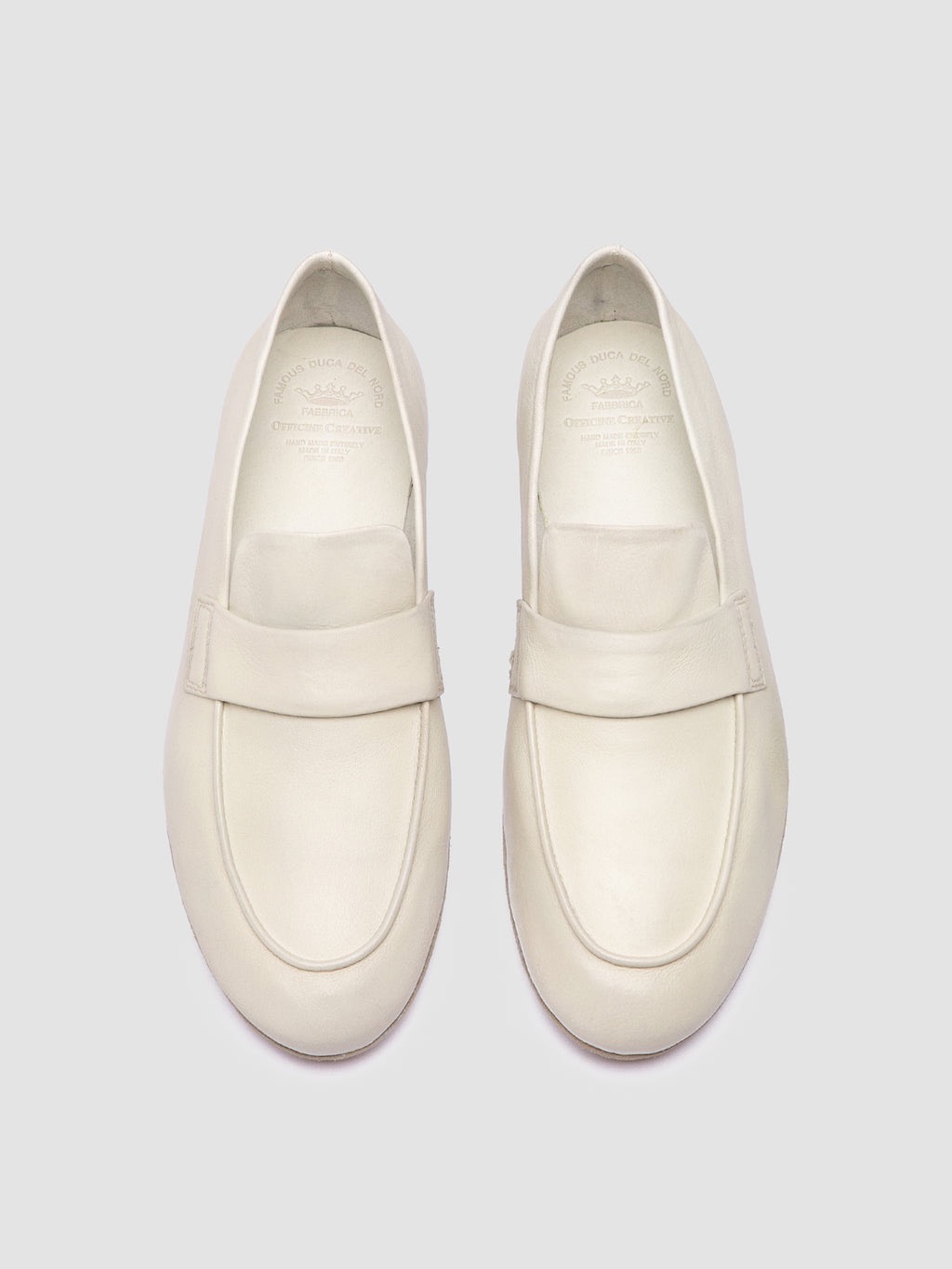 Loafer BLAIR DD 001 in Cream, Officine Creative,