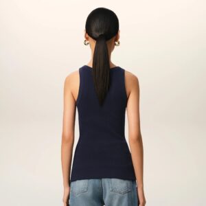 Tanktop AMI DE COEUR in Navy, AMI PARIS, FTK160.JE0117.430