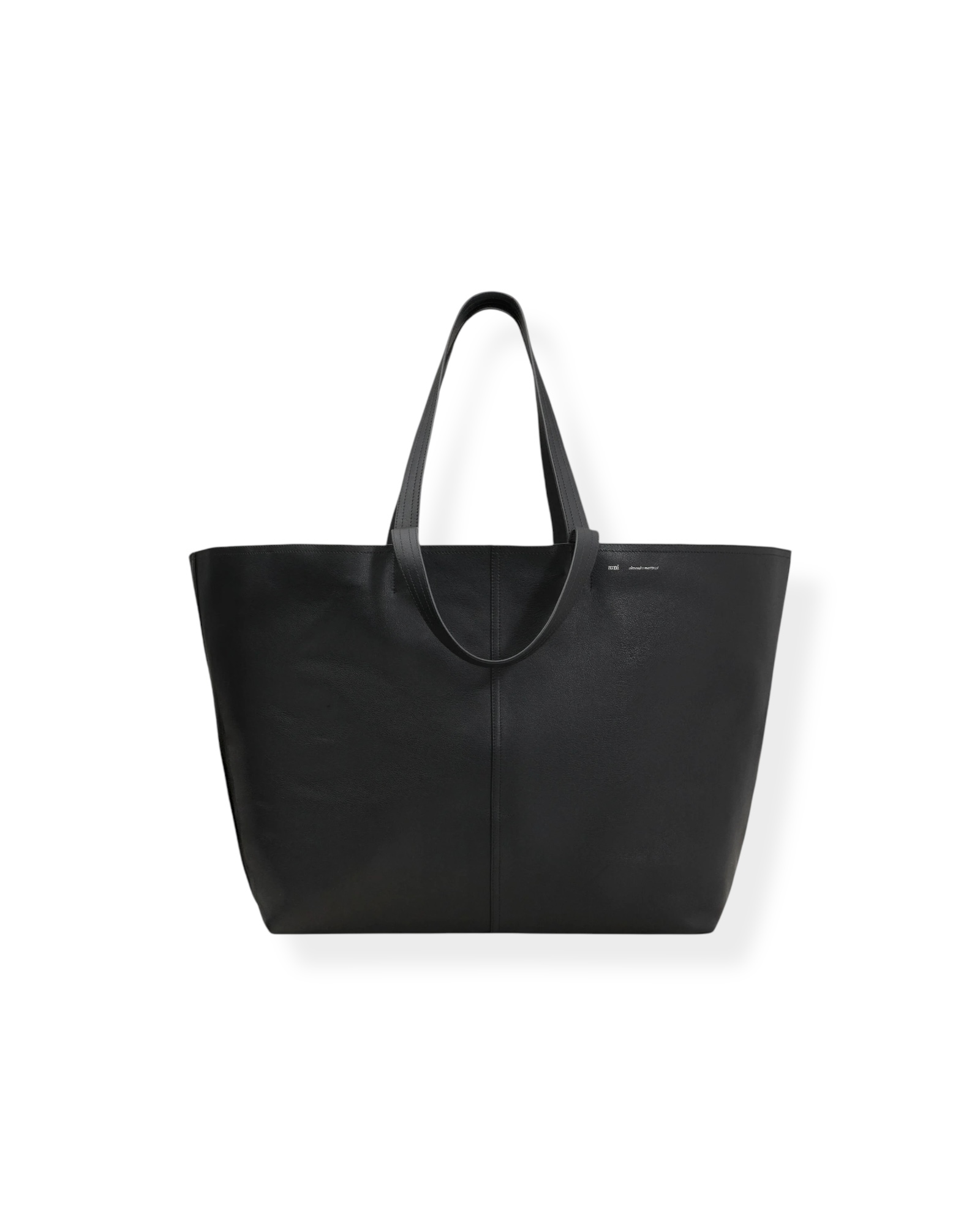 Maxi Tote Bag in Black, AMI PARIS