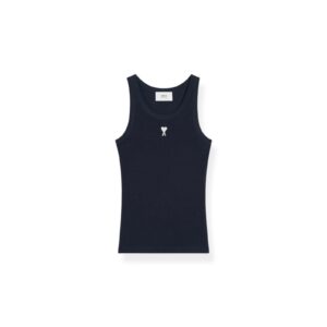 Tanktop AMI DE COEUR in Navy, AMI PARIS, FTK160.JE0117.430