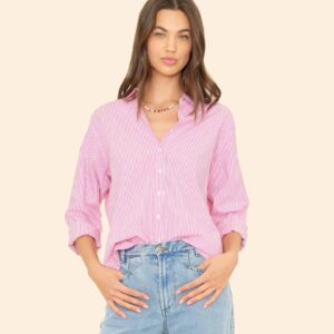 Bluse BEAU in Berry Pink , XIRENA