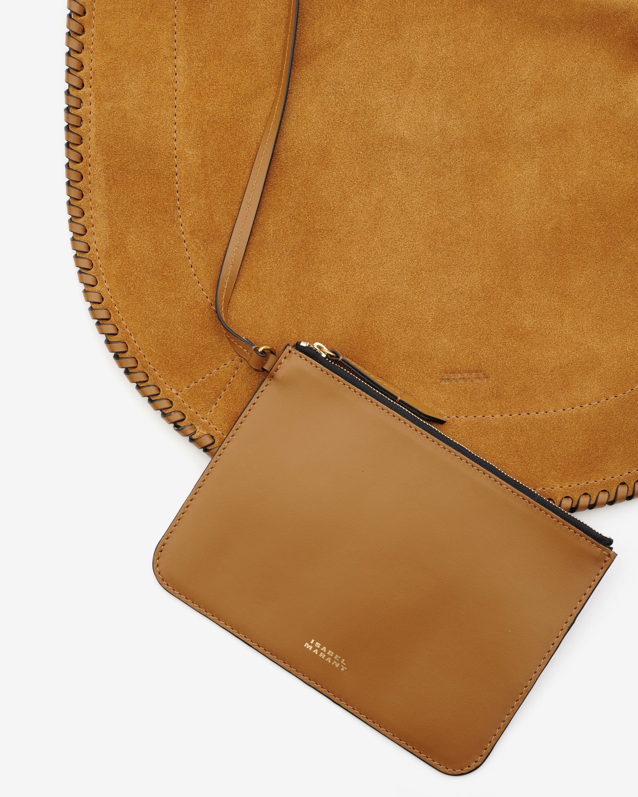 Tasche OSKAN HOBO SOFT in Cognac, ISABEL MARANT
