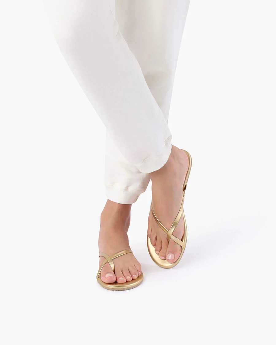 Sandale RILEY in Gold, TKEES