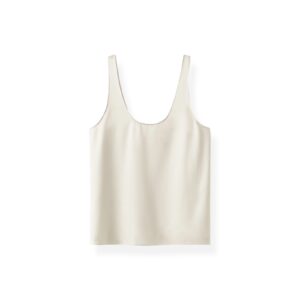 ROMY SATIN TOP, PEARL, ALMADA