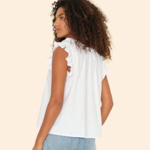 Bluse LARA in White, XIRENA