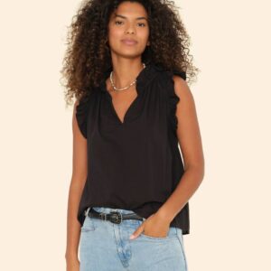 Bluse LARA in Black,, XIRENA