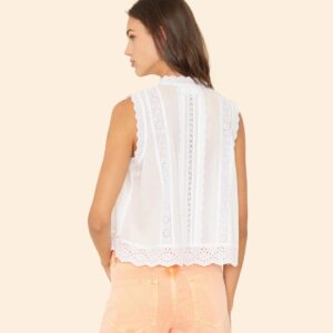 Bluse LARA in White, XIRENA