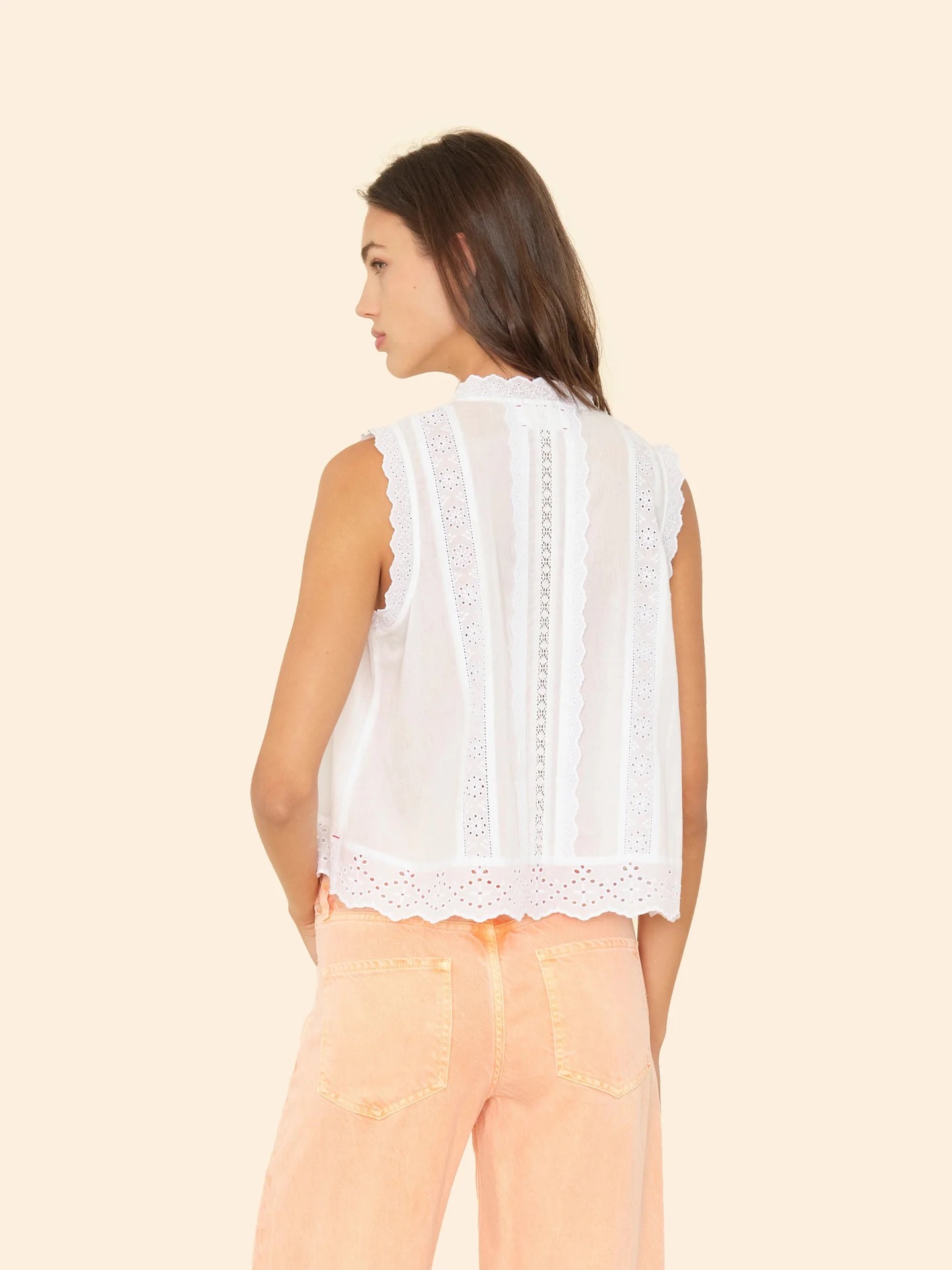 Bluse LARA in White, XIRENA