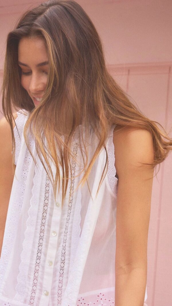 Bluse LARA in White, XIRENA