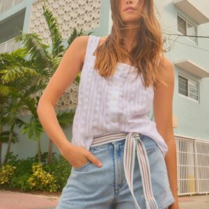 Denim Short RENNER in Malibu Blue, XIRENA