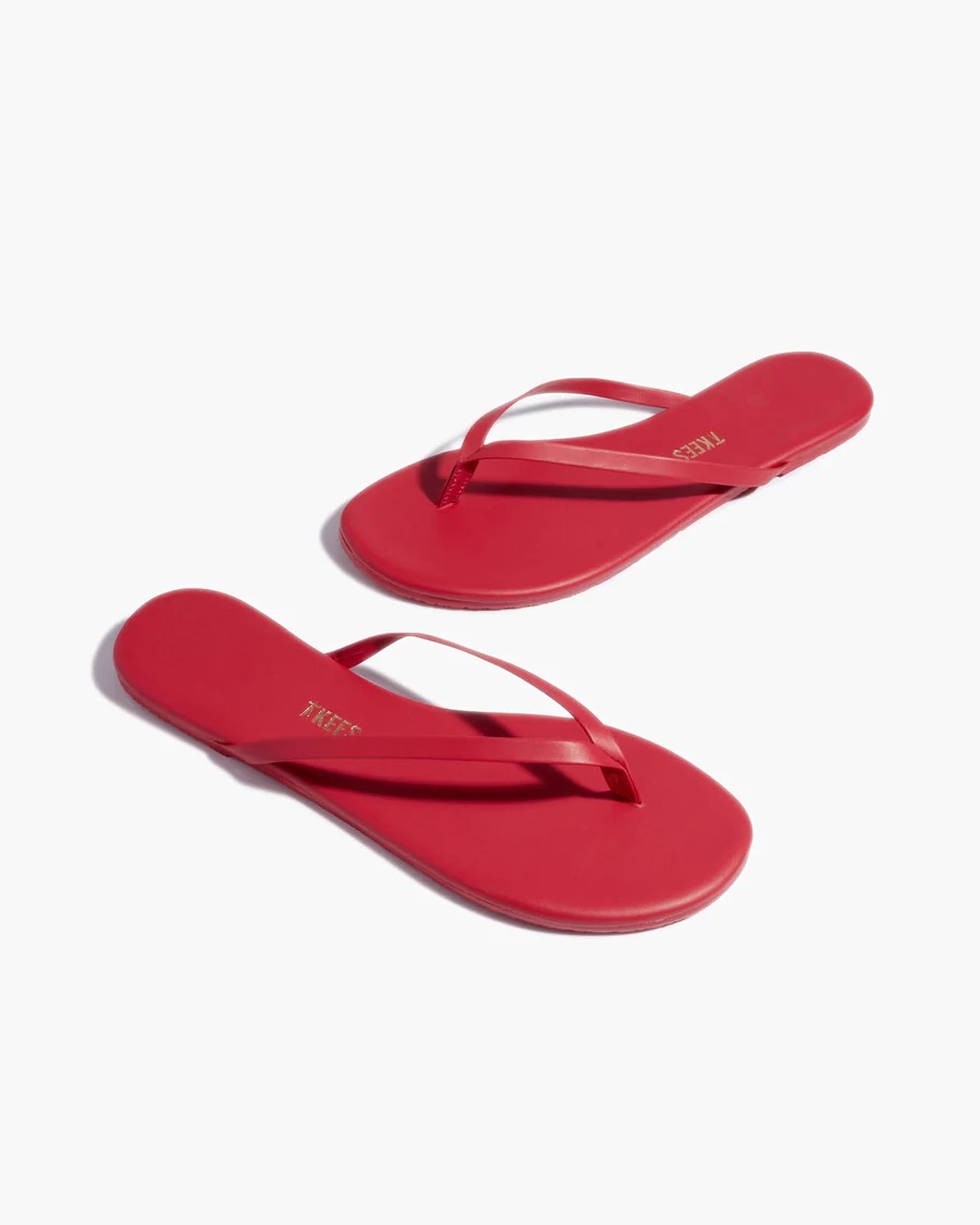 Flip Flops LILY NUDES in Red, TKEES