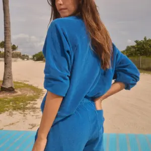 Short Shayden Terry in Fiji Blue, XIRENA