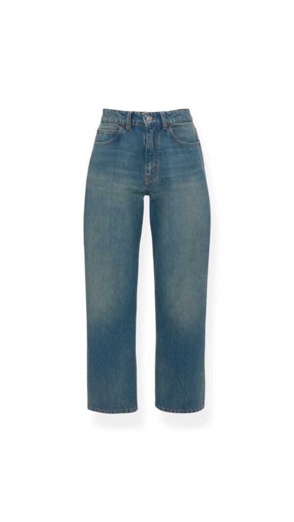 Bernie Relaxed Jeans In Washed Blue, VICTORIA BECKHAM,