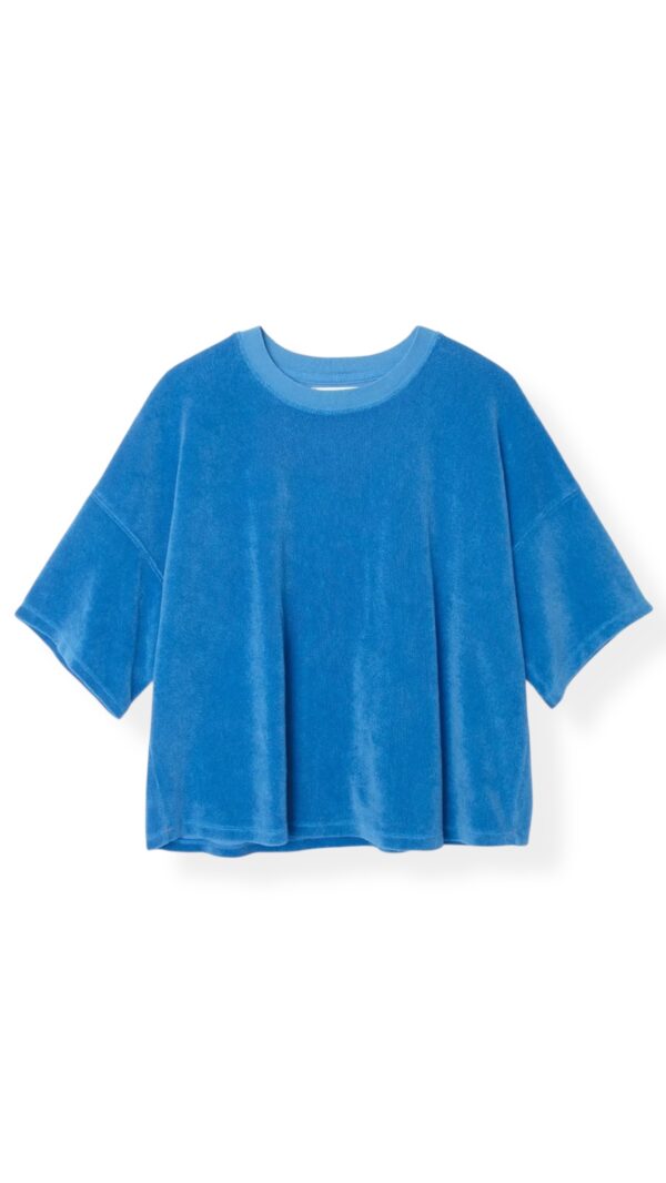 Sweatshirt Roe Terry in Fiji Blue, Xirena,