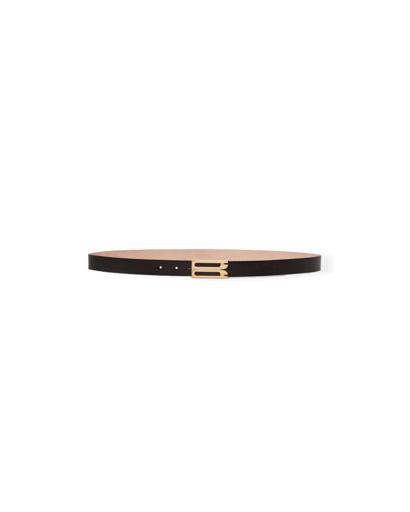 Frame Belt In Black Grained Leather, VICTORIA BECKHAM,