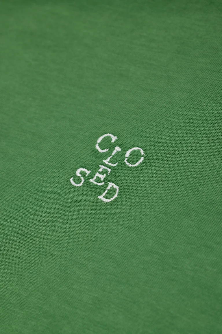 Cropped T-Shirt in Matche Green