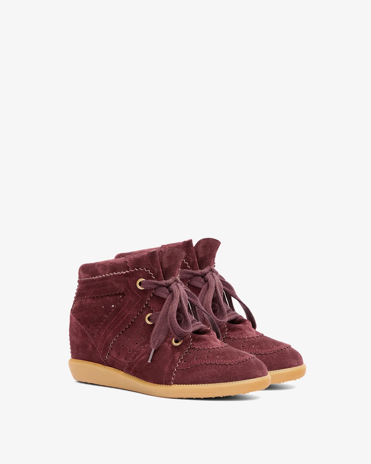 Sneaker BOBBY in Plum, ISABEL MARANT