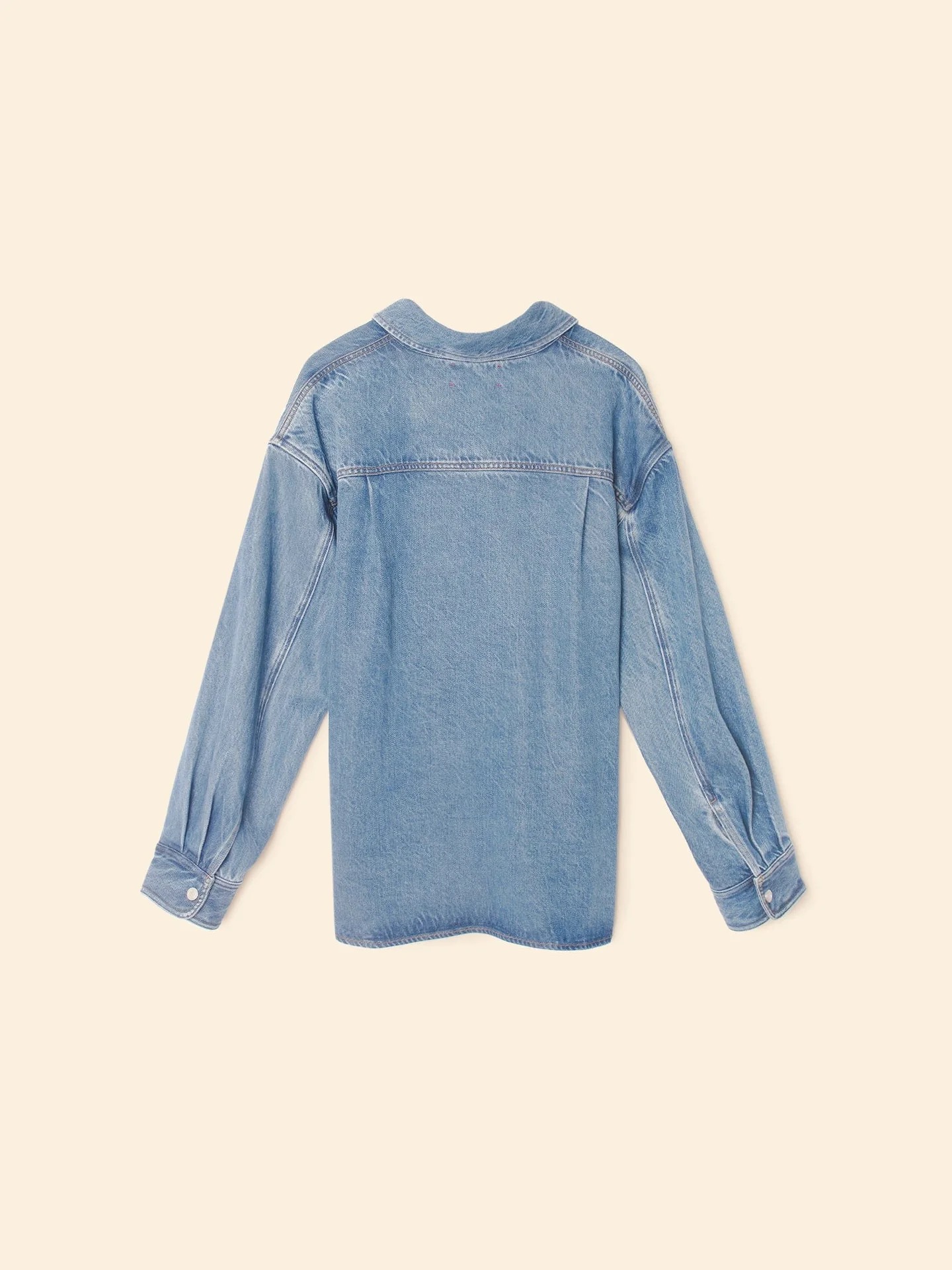 Bluse GIA in wash blue, XIRENA