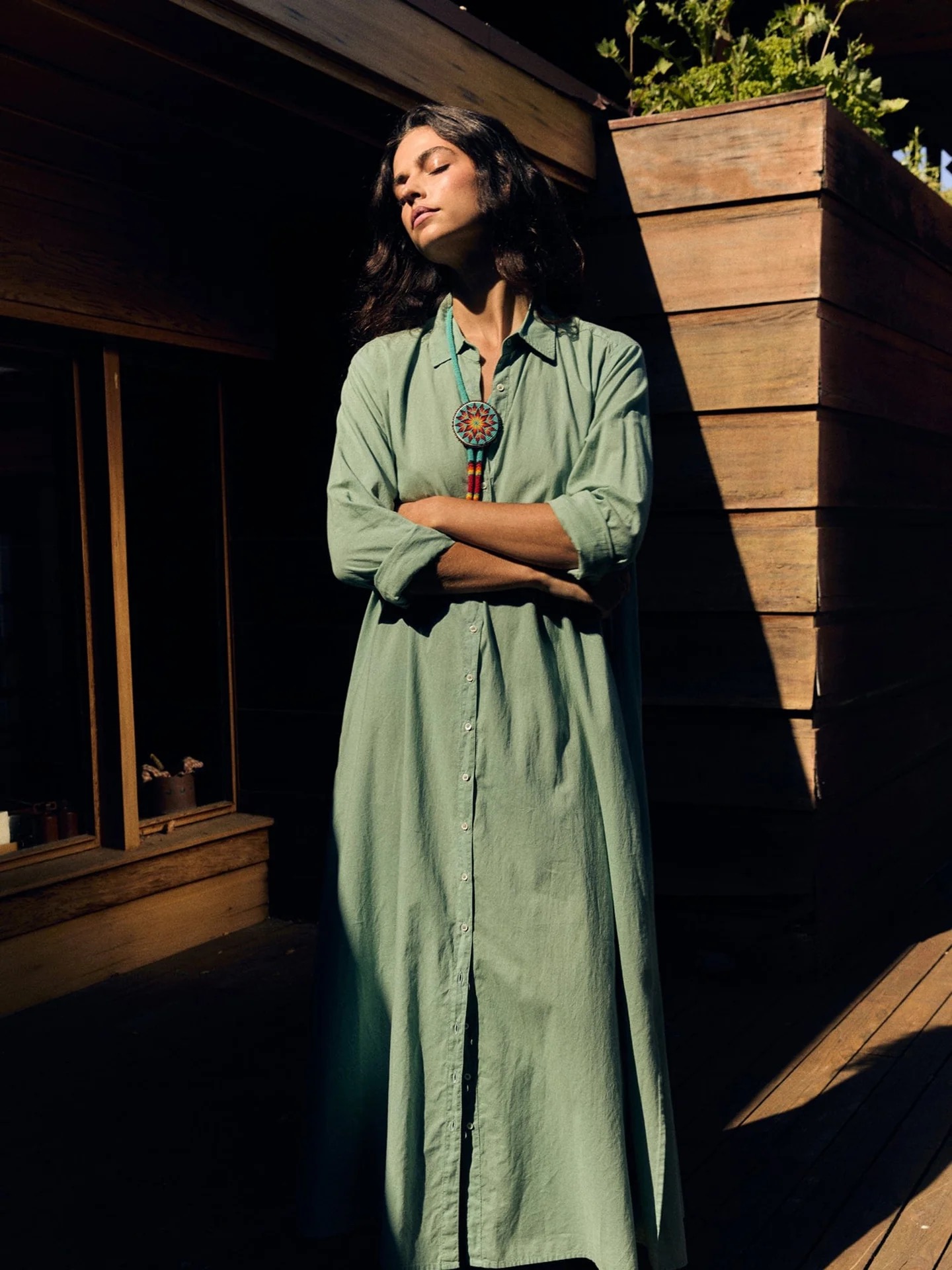 Kleid BODEN in Sage Leaf, XIRENA