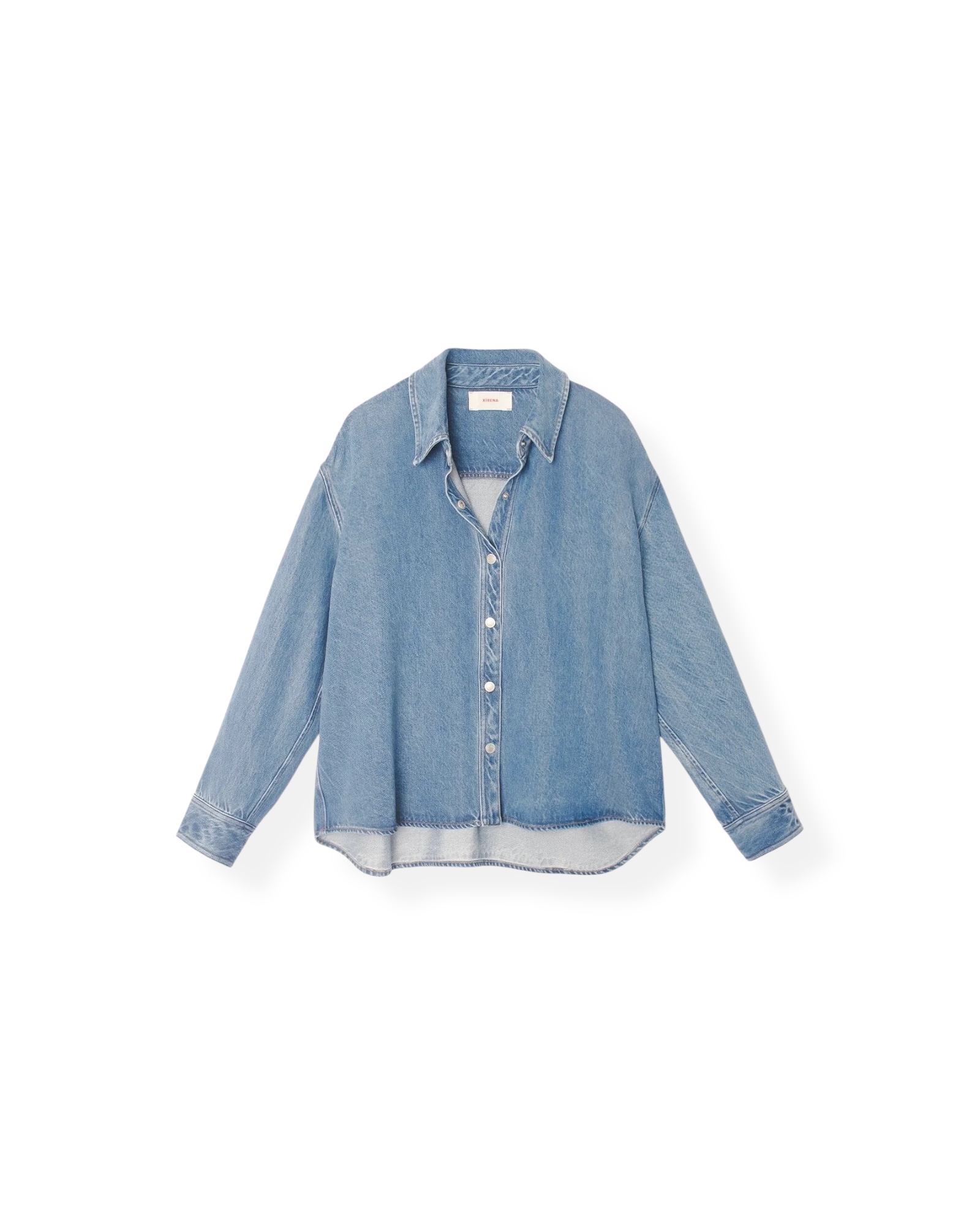 Bluse GIA in wash blue, XIRENA