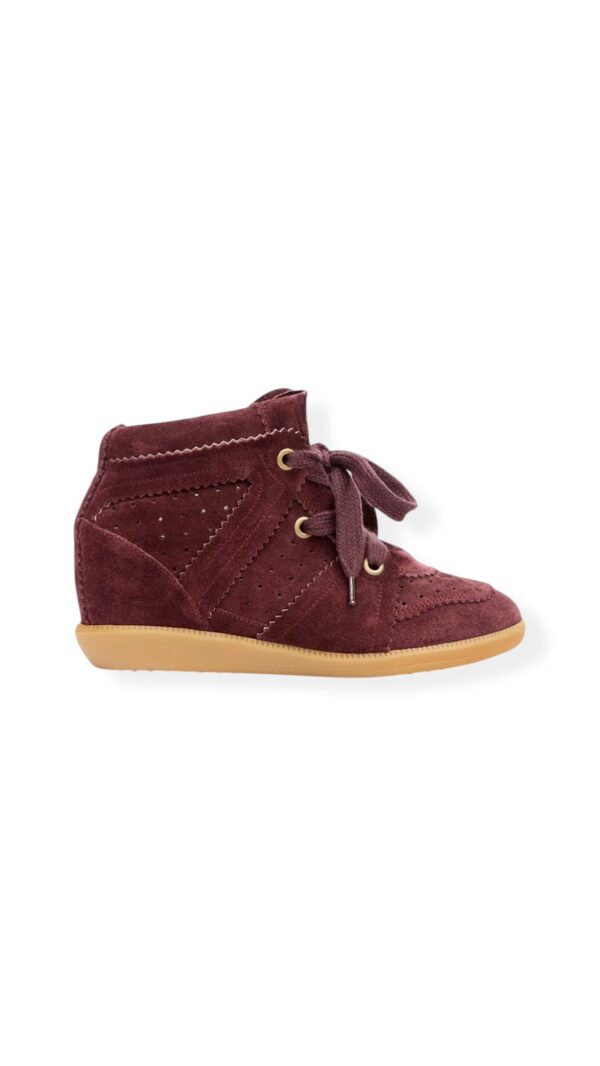 Sneaker BOBBY in Plum, ISABEL MARANT