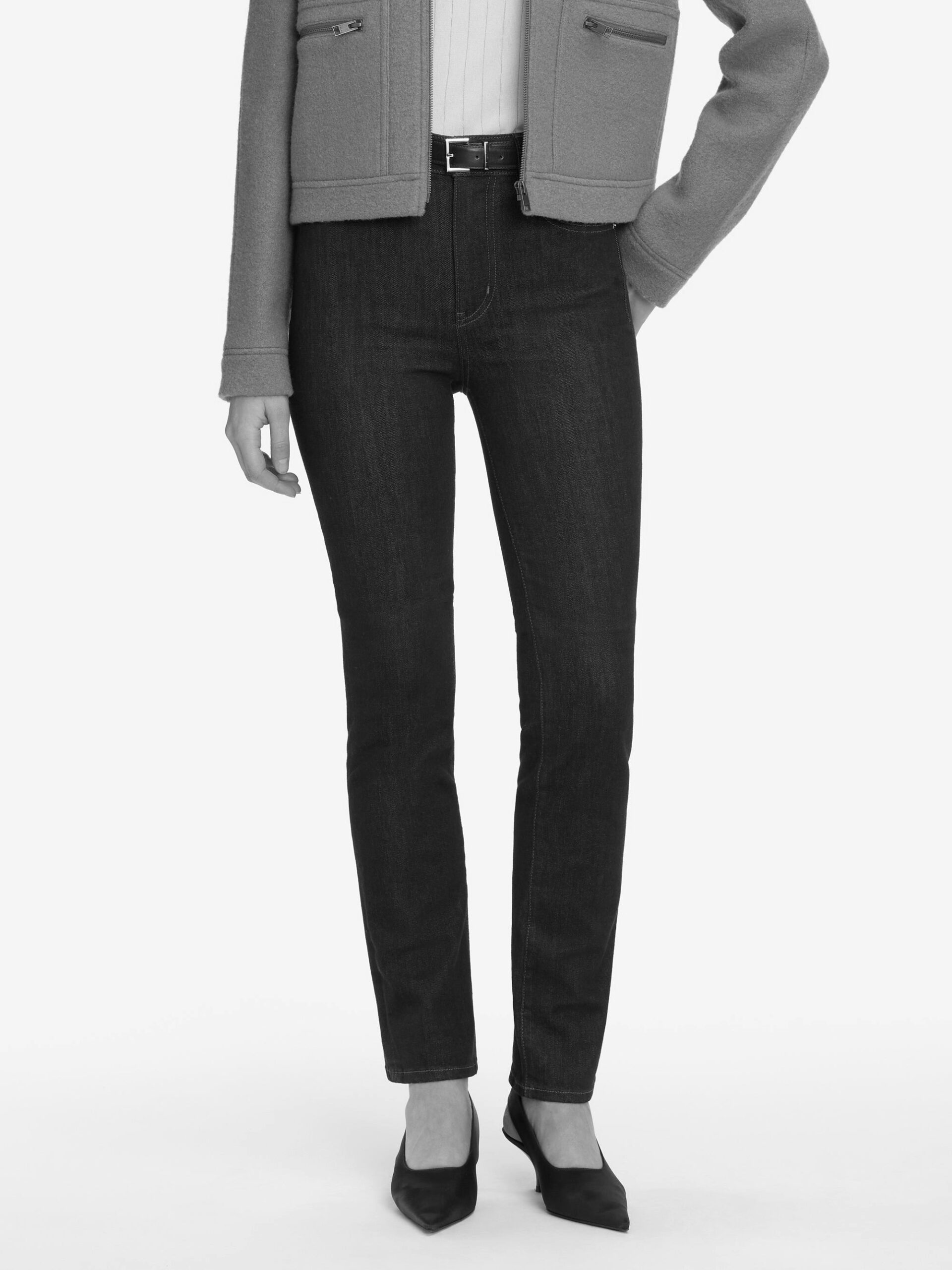 Jeans THE PENCIL in Deep Black, FRAME
