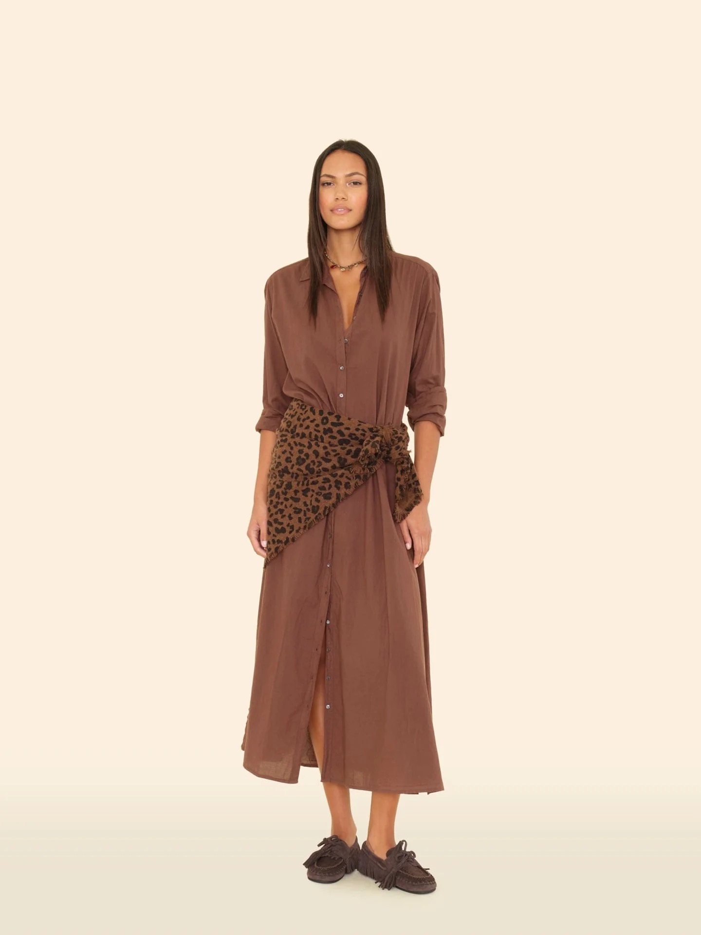 Kleid BODEN in Chocolate Brown, XIRENA