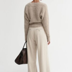ZOE Crewneck Sweater in Taupe, ALMADA LABEL