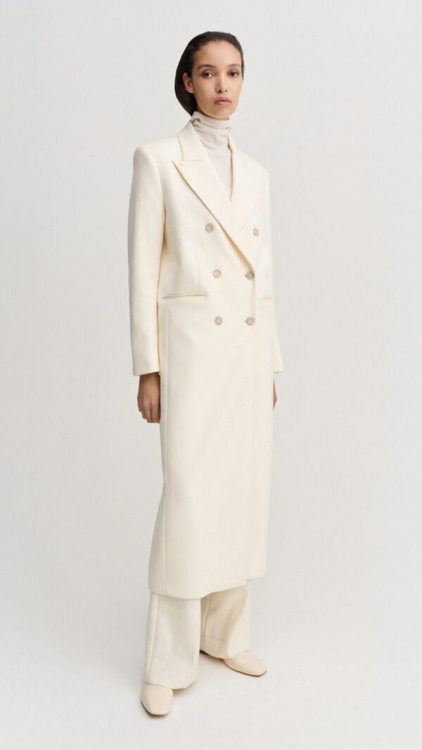 Mantel MARGOT in Cream, ALMADA Label,