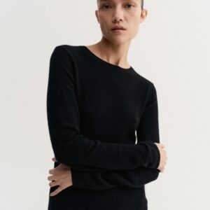 Pullover AWA CREWNECK in Black, ALMADA LABEL