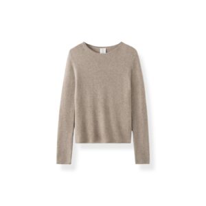 AWA Crewneck Sweater in NOUGAT, ALMADA LABLE,