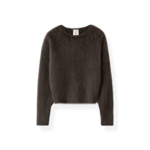 ZOE Crewneck Sweater in Chocolate, ALMADA LABLE,