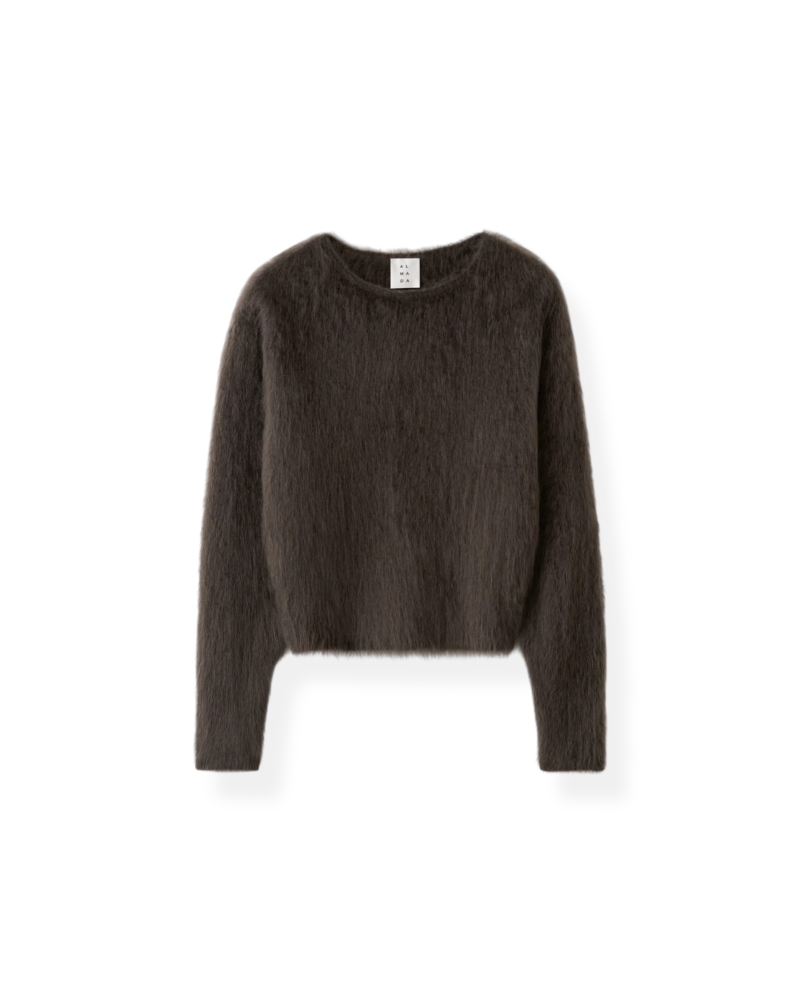 ZOE Crewneck Sweater in Chocolate, ALMADA LABLE,