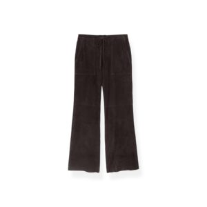 Lederhose CLYDE SUEDE in Black, XIRENA
