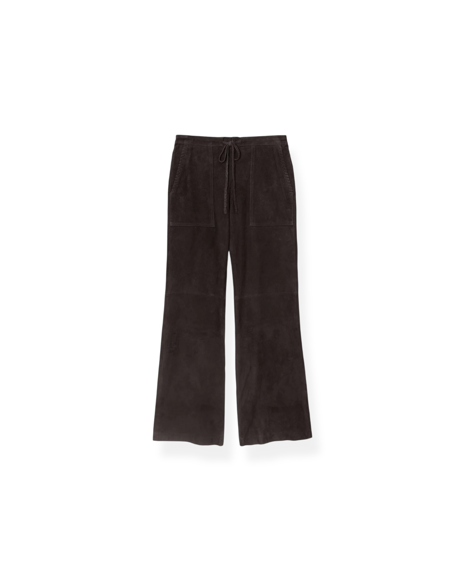 Lederhose CLYDE SUEDE in Black, XIRENA