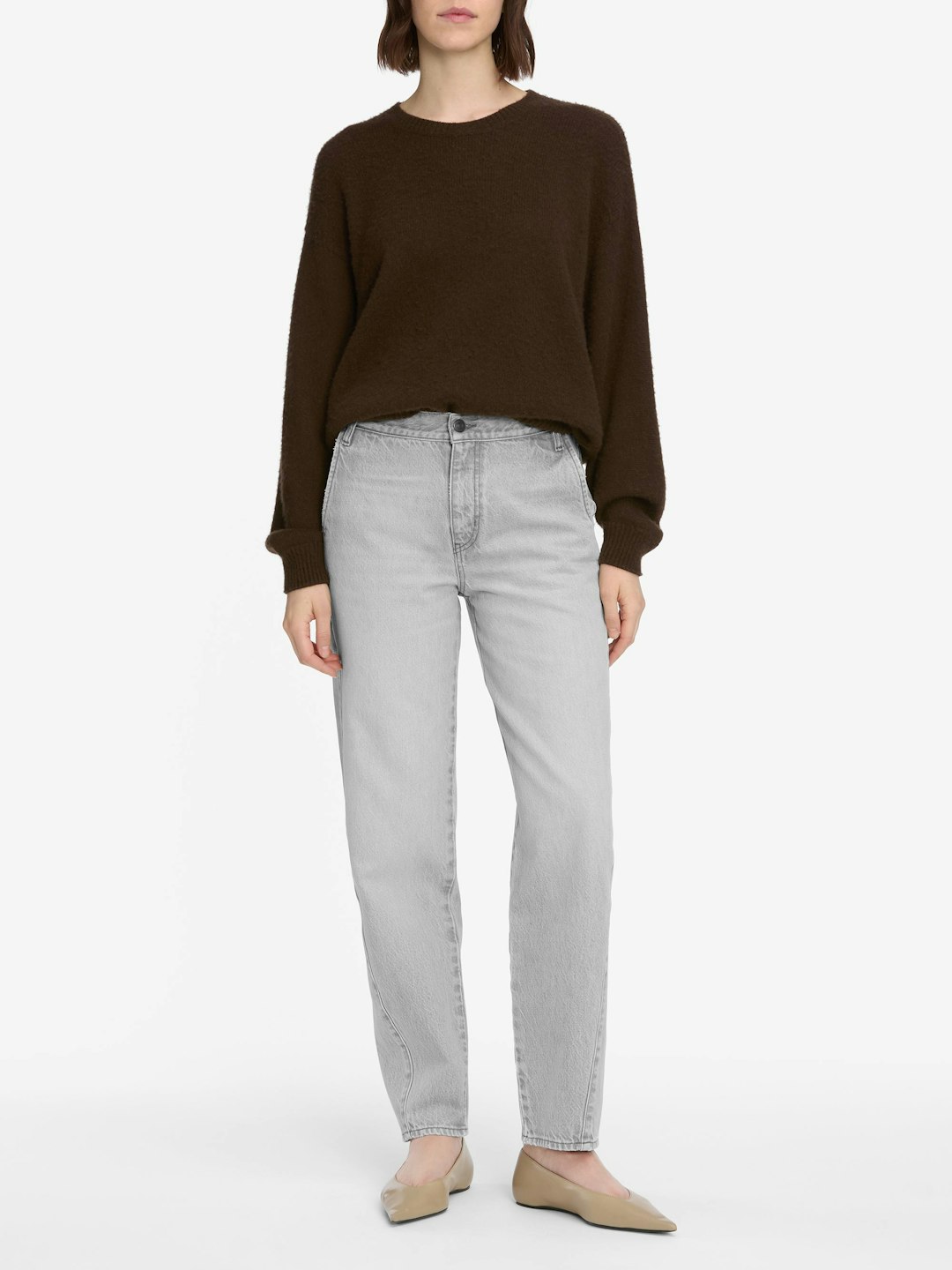 Jeans THE CANDLE TROUSER in Light Grey, FRAME