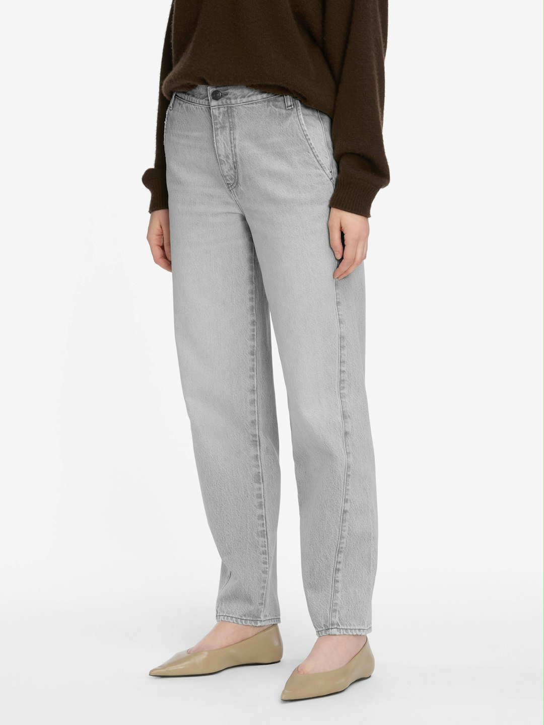 Jeans THE CANDLE TROUSER in Light Grey, FRAME