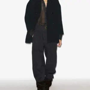 Mantel FIBY in Black, ISABEL MARANT