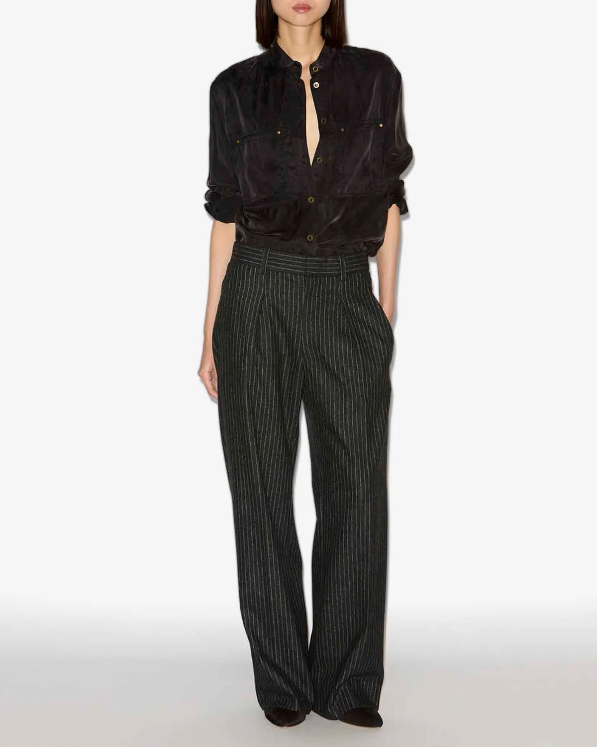 Hose LISETTA in Anthracite, ISABEL MARANT