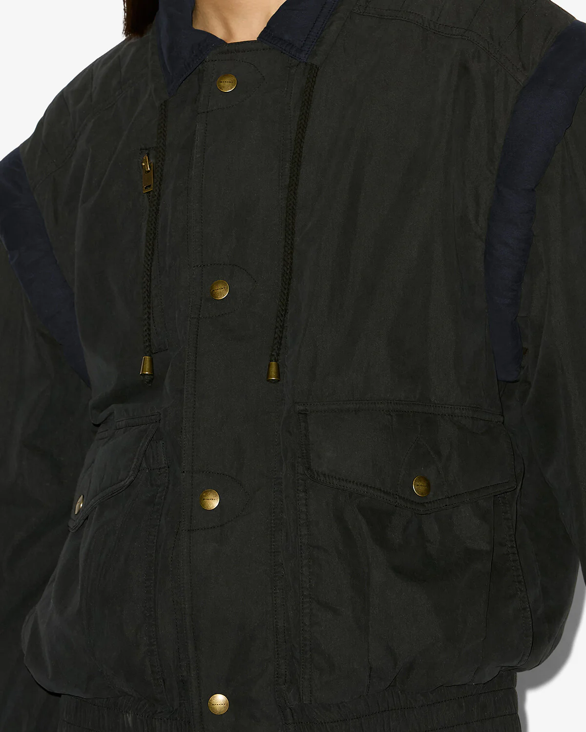 Blouson DESHA in Washed Black, ISABEL MARANT