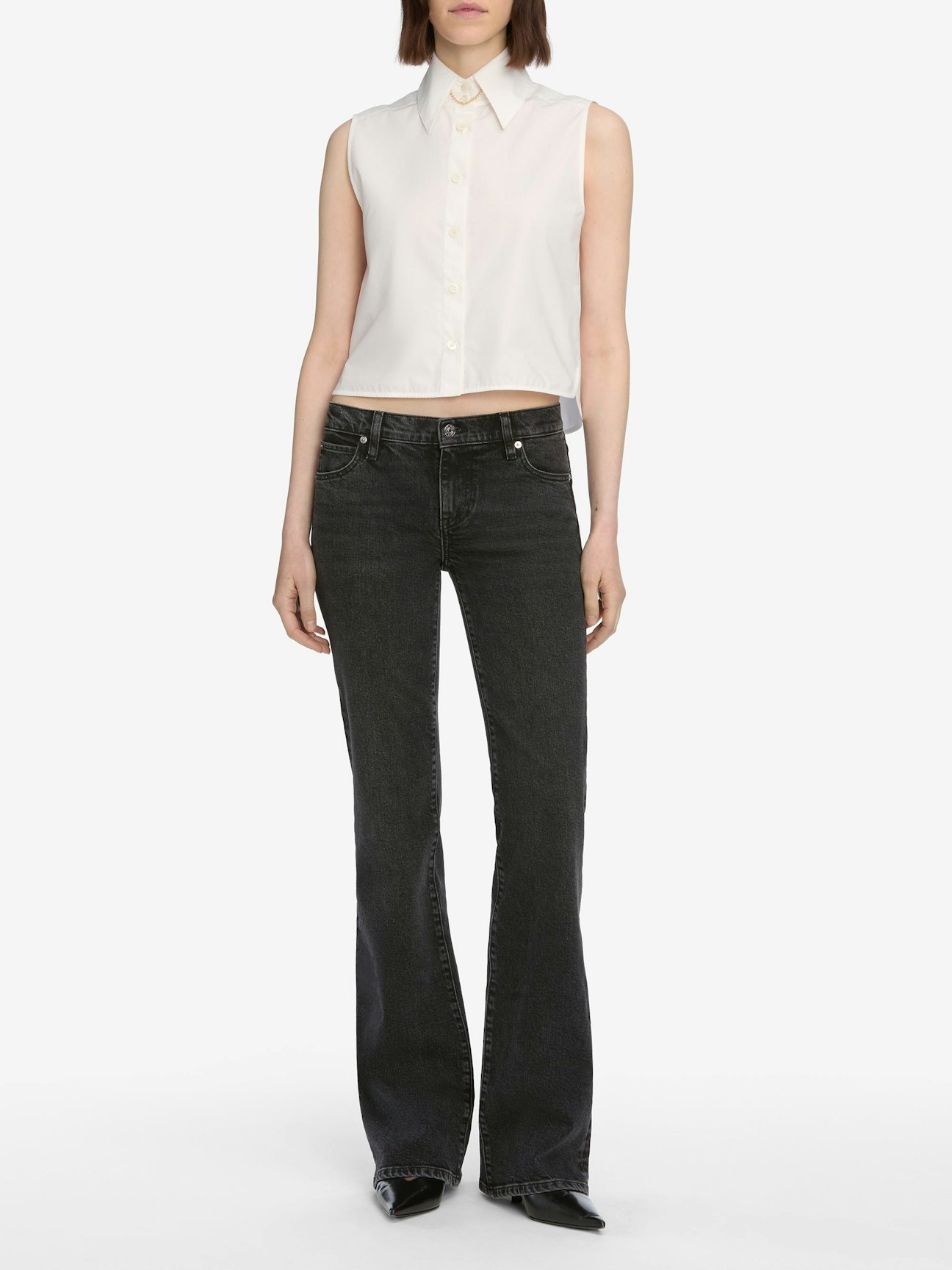 Jeans THE RODEO in Washed Black, FRAME