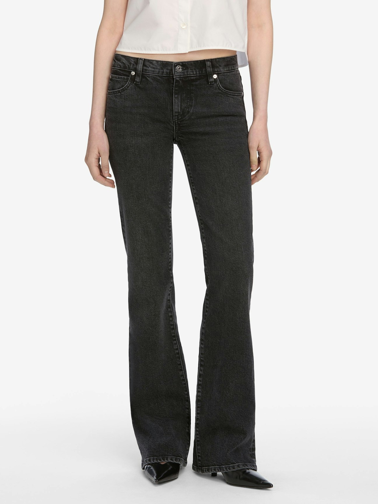 Jeans THE RODEO in Washed Black, FRAME