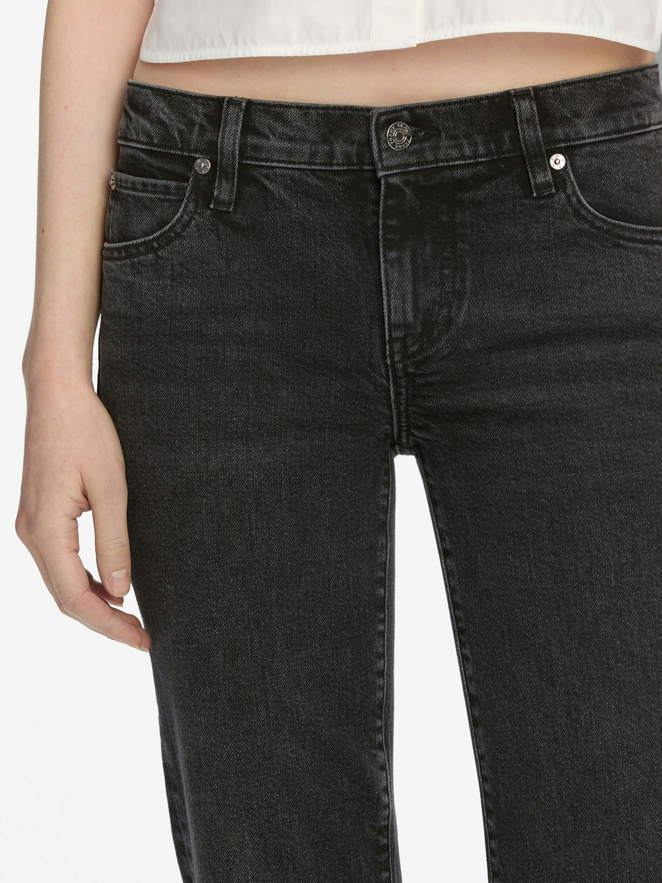 Jeans THE RODEO in Washed Black, FRAME