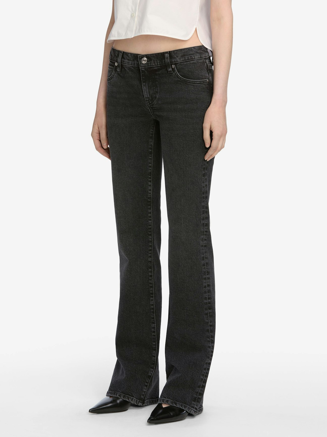 Jeans THE RODEO in Washed Black, FRAME